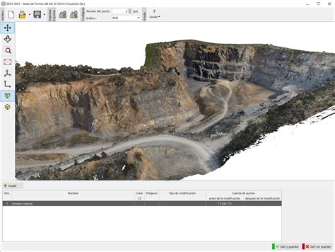 photoscan crear nube de puntos de calidad media o baja